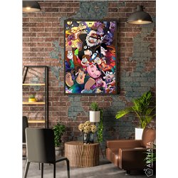 Постер, плакат интерьерный 40x60см - Gravity Falls