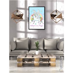 Постер, плакат интерьерный 40x60см - Unicorn