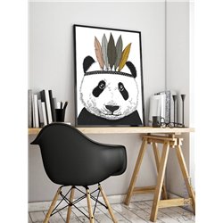 Постер, плакат интерьерный 40x60см - Panda