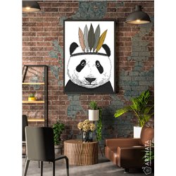 Постер, плакат интерьерный 40x60см - Panda