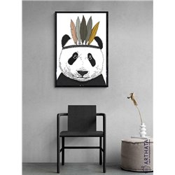 Постер, плакат интерьерный 40x60см - Panda