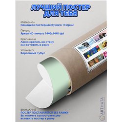 Постер, плакат интерьерный 40x60см - Owl