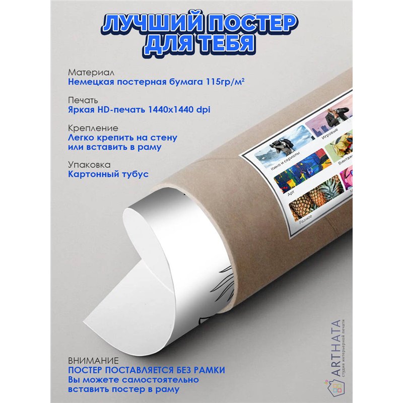 Постер, плакат интерьерный 40x60см - Motivation