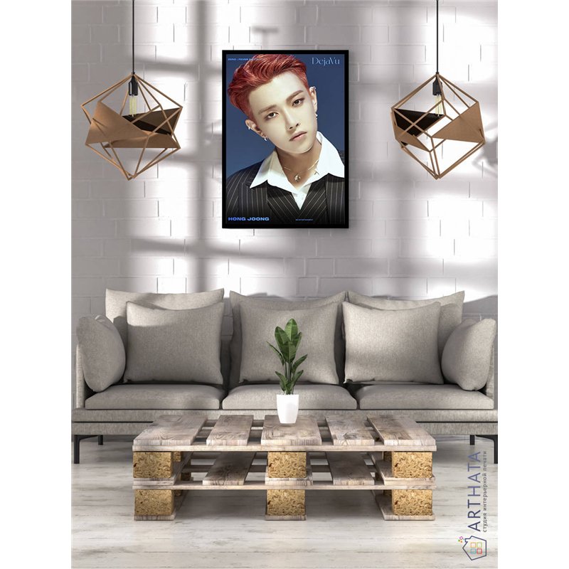Постер, плакат интерьерный 40x60см - ATEEZ Hong Joong