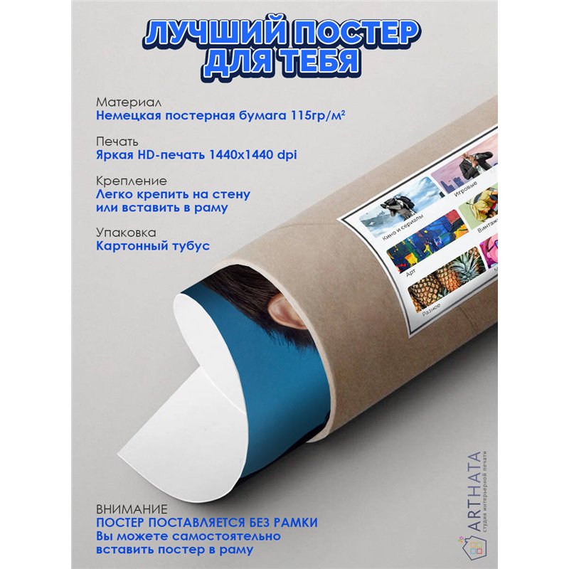 Постер, плакат интерьерный 40x60см - ATEEZ Min Gi