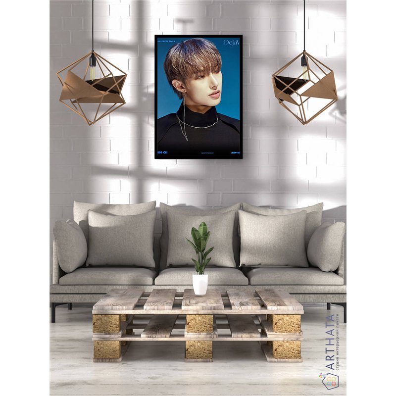 Постер, плакат интерьерный 40x60см - ATEEZ Min Gi