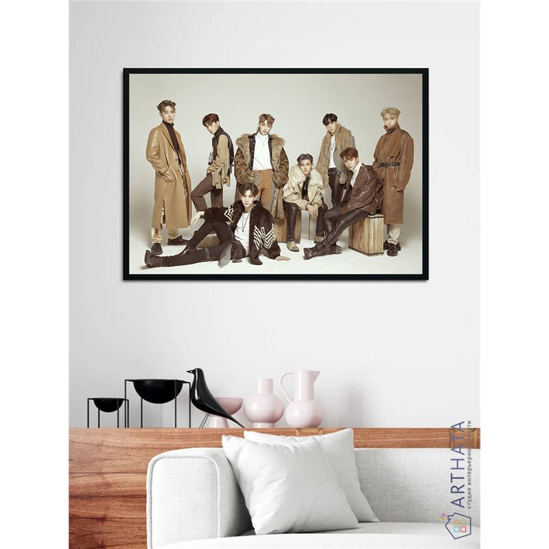 Постер, плакат интерьерный 40x60см - ATEEZ
