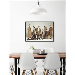 Постер, плакат интерьерный 40x60см - ATEEZ