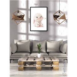 Постер, плакат интерьерный 40x60см - Cute hare