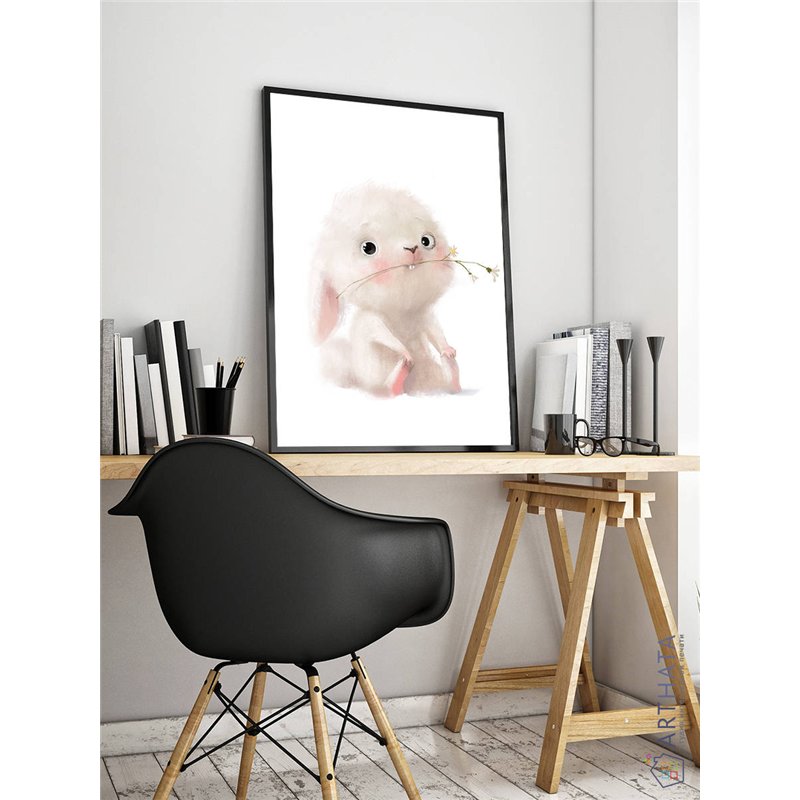 Постер, плакат интерьерный 40x60см - Cute hare