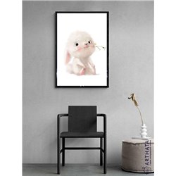 Постер, плакат интерьерный 40x60см - Cute hare