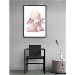 Постер, плакат интерьерный 40x60см - Cute hare