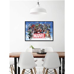 Постер, плакат интерьерный 40x60см - Marvel