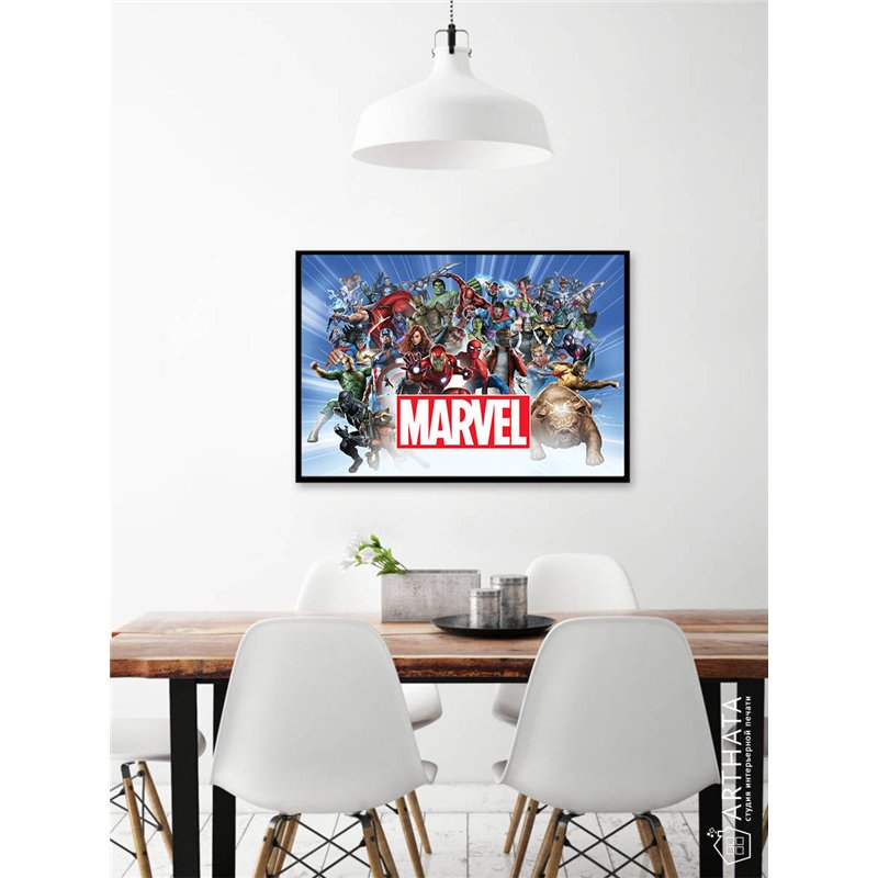 Постер, плакат интерьерный 40x60см - Marvel