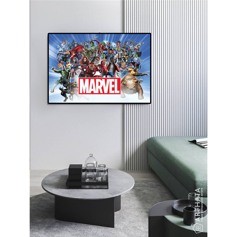 Постер, плакат интерьерный 40x60см - Marvel