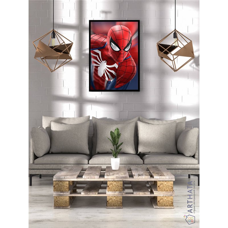 Постер, плакат интерьерный 40x60см - Spider Man