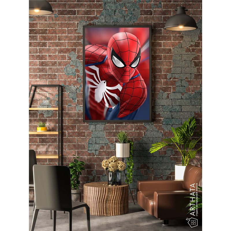 Постер, плакат интерьерный 40x60см - Spider Man