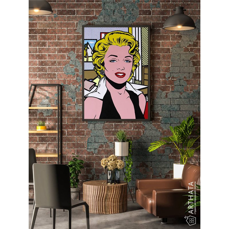 Постер, плакат интерьерный 40x60см - Marilyn Monroe