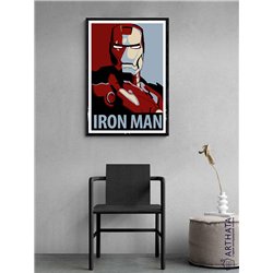 Постер, плакат интерьерный 40x60см - Iron Man