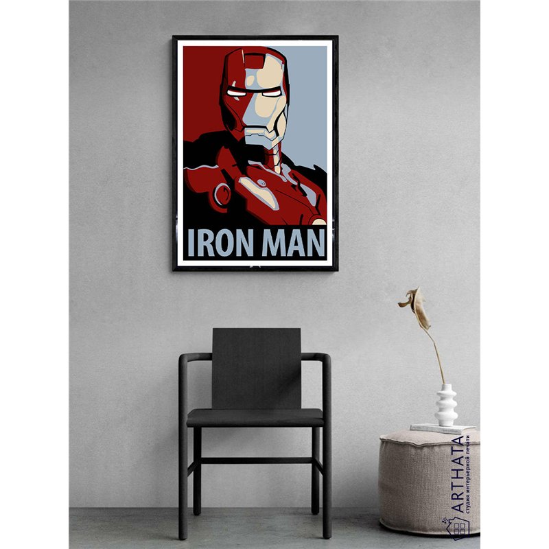 Постер, плакат интерьерный 40x60см - Iron Man