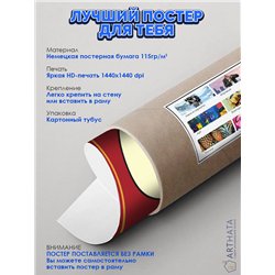 Постер, плакат интерьерный 40x60см - Harry Potter