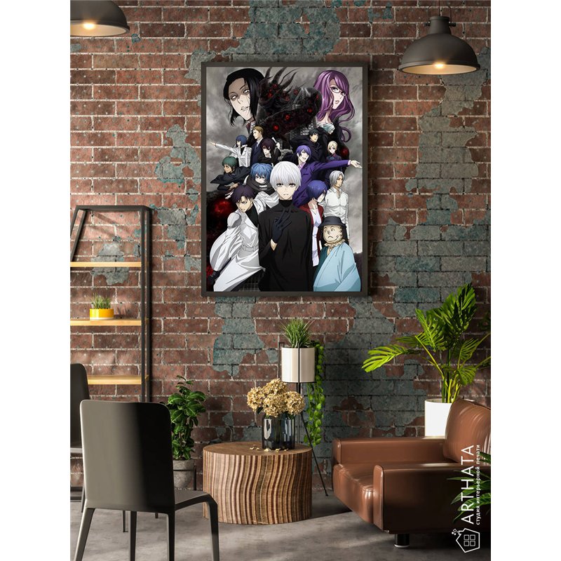 Постер, плакат интерьерный 40x60см - Tokyo Ghoul
