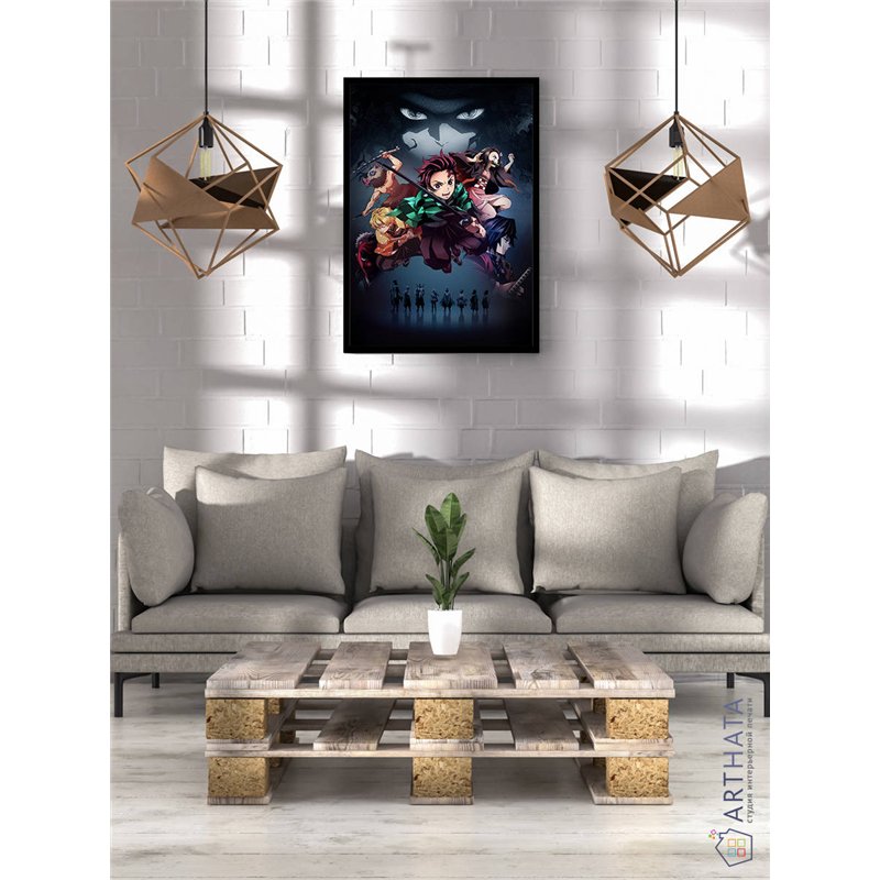 Постер, плакат интерьерный 40x60см - Demon Slayer