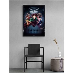 Постер, плакат интерьерный 40x60см - Demon Slayer