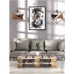 Постер, плакат интерьерный 40x60см - Demon Slayer