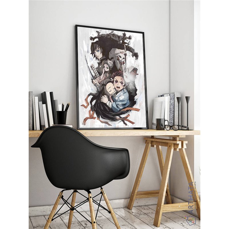 Постер, плакат интерьерный 40x60см - Demon Slayer