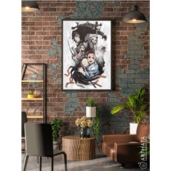 Постер, плакат интерьерный 40x60см - Demon Slayer