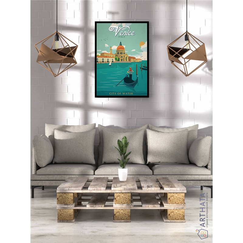 Постер, плакат интерьерный 40x60см - Venice