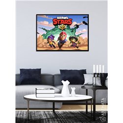 Постер, плакат интерьерный 40x60см - Brawl Stars