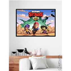 Постер, плакат интерьерный 40x60см - Brawl Stars