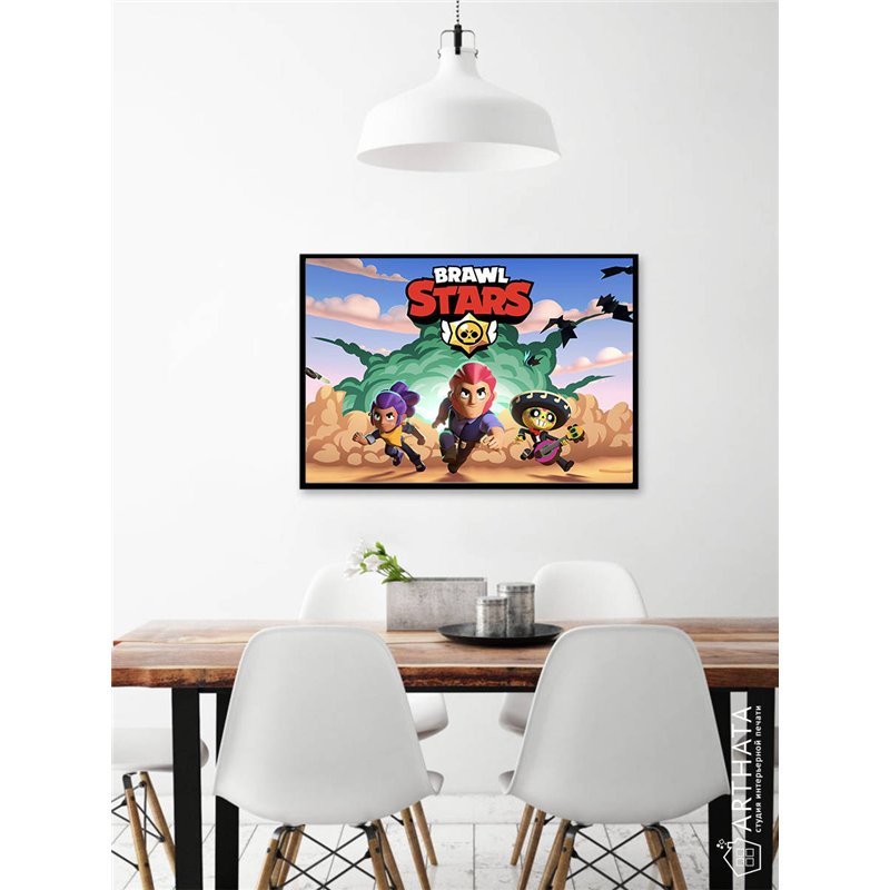 Постер, плакат интерьерный 40x60см - Brawl Stars