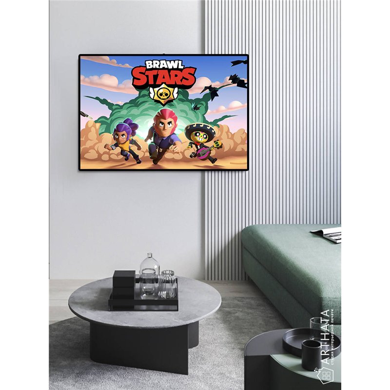 Постер, плакат интерьерный 40x60см - Brawl Stars