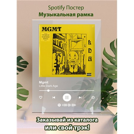 Mgmt - Little Dark Age - постер Spotify