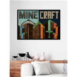 Постер, плакат интерьерный 40x60см - Minecraft