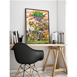 Постер, плакат интерьерный 40x60см - Plants vs. Zombies