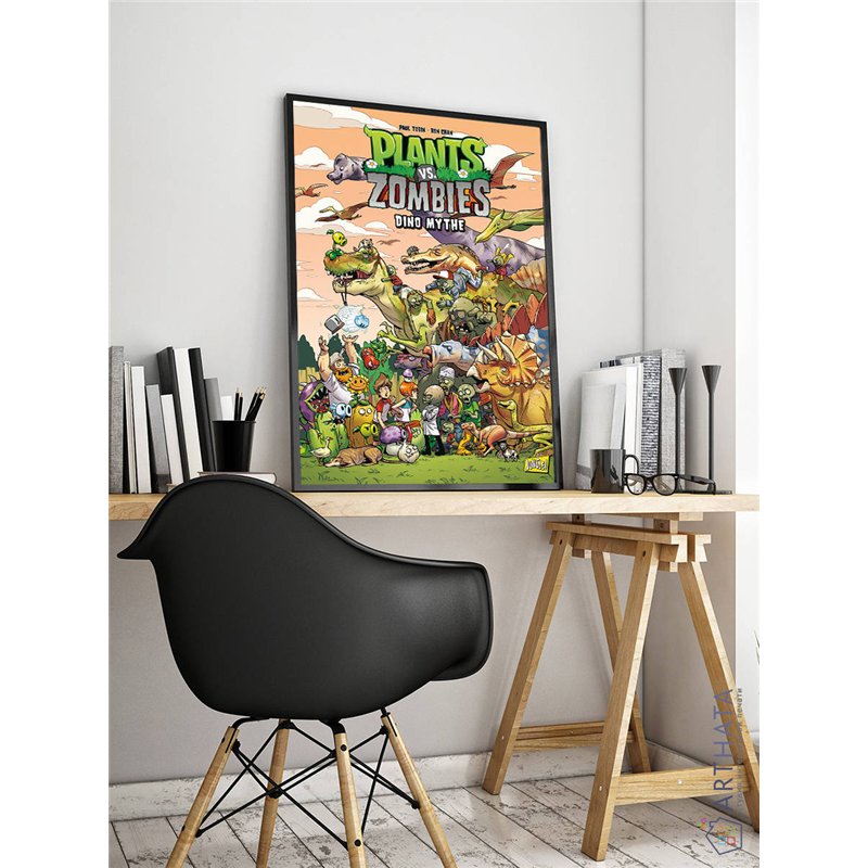 Постер, плакат интерьерный 40x60см - Plants vs. Zombies