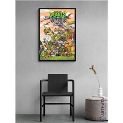 Постер, плакат интерьерный 40x60см - Plants vs. Zombies