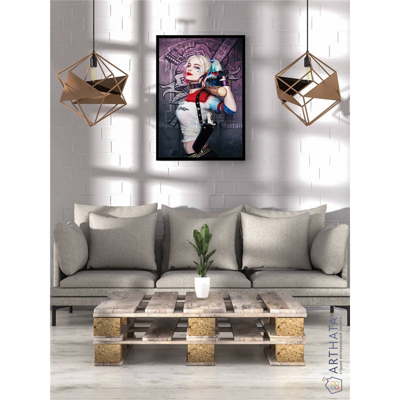 Постер, плакат интерьерный 40x60см - Harley Quinn