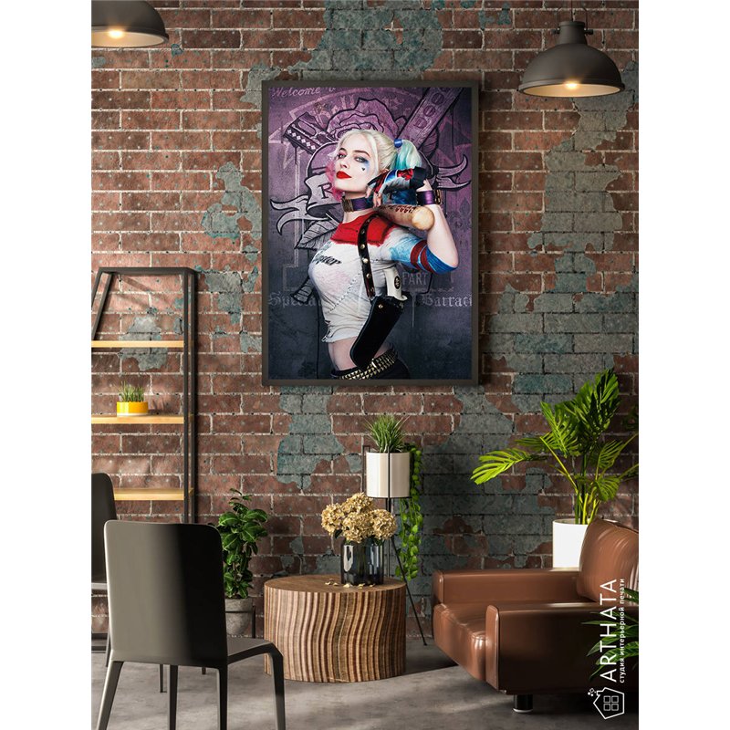 Постер, плакат интерьерный 40x60см - Harley Quinn
