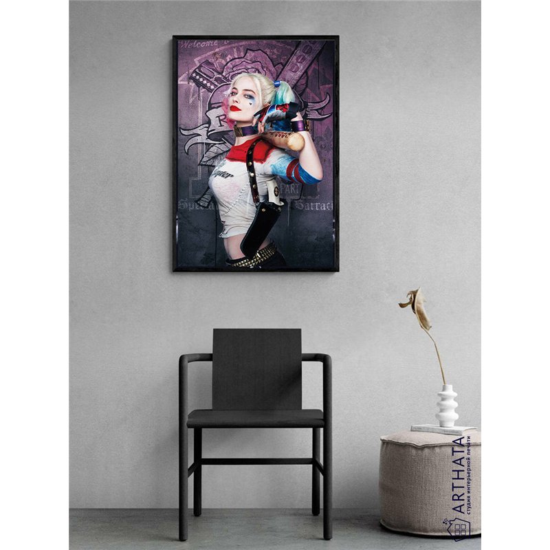 Постер, плакат интерьерный 40x60см - Harley Quinn