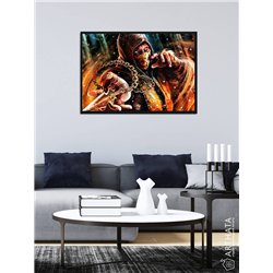 Постер, плакат интерьерный 40x60см - Mortal Kombat Scorpion