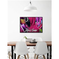 Постер, плакат интерьерный 40x60см - Squid Game