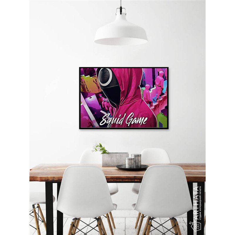 Постер, плакат интерьерный 40x60см - Squid Game