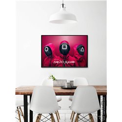 Постер, плакат интерьерный 40x60см - Squid Game