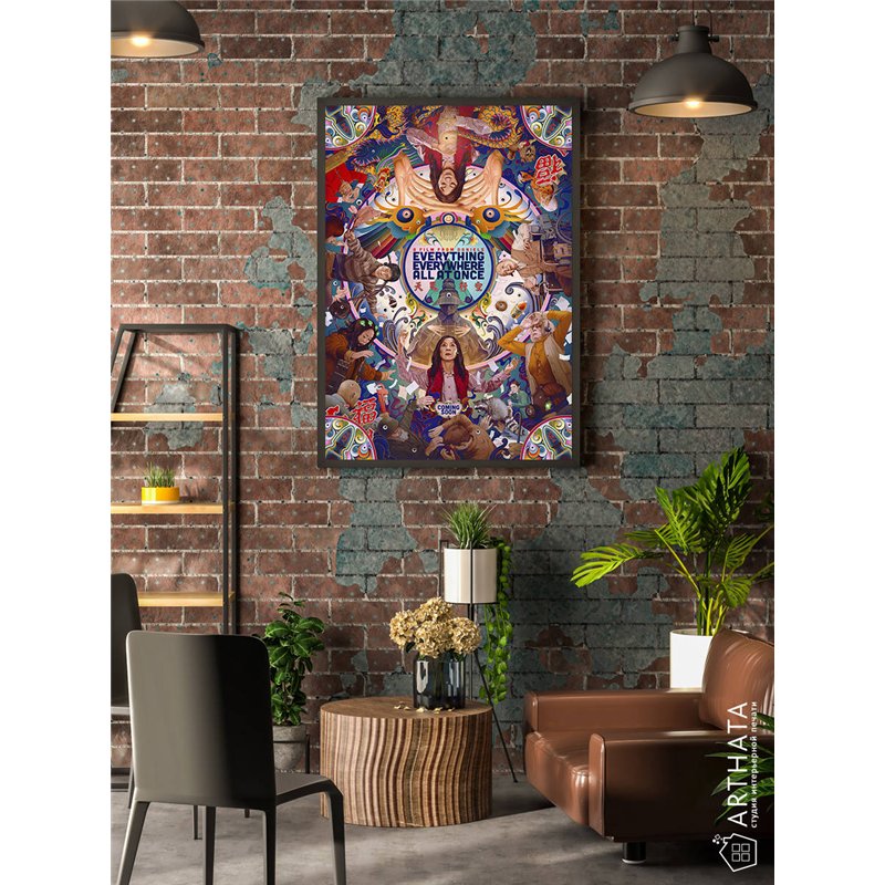Постер, плакат интерьерный 40x60см - Everything Everywhere All at Once