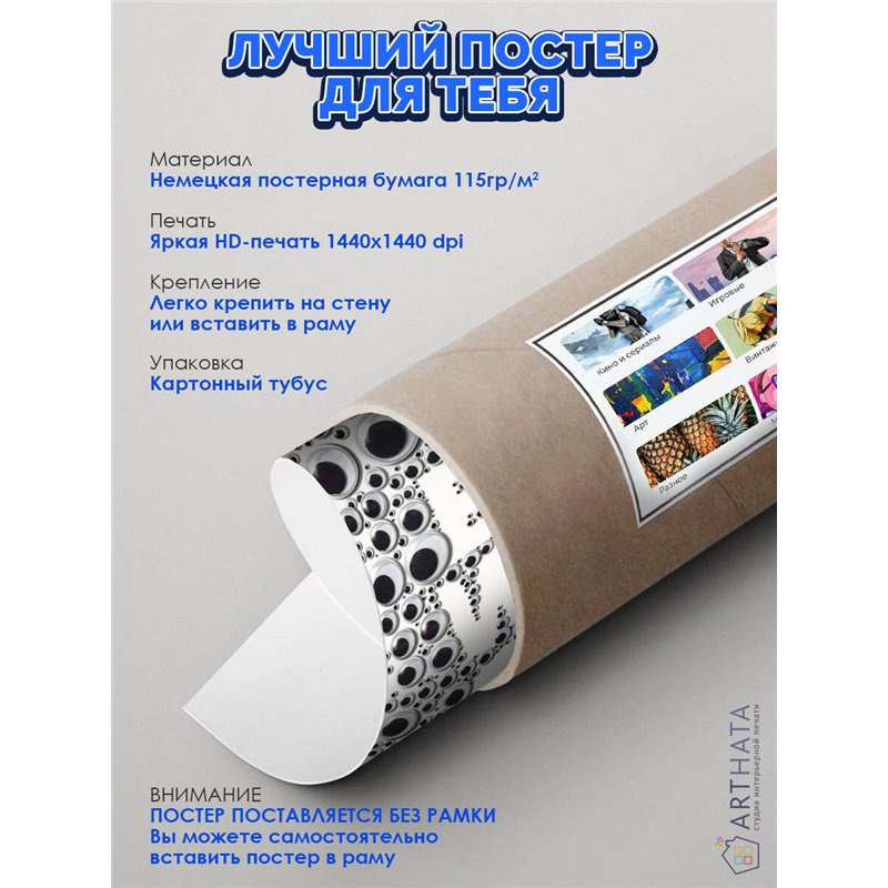 Постер, плакат интерьерный 40x60см - Everything Everywhere All at Once